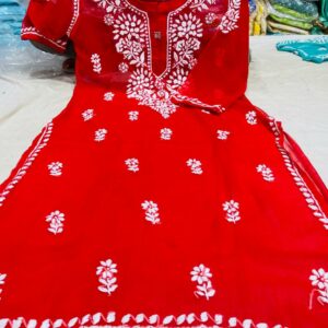 Cotton Fabric Gala Booti Kurti