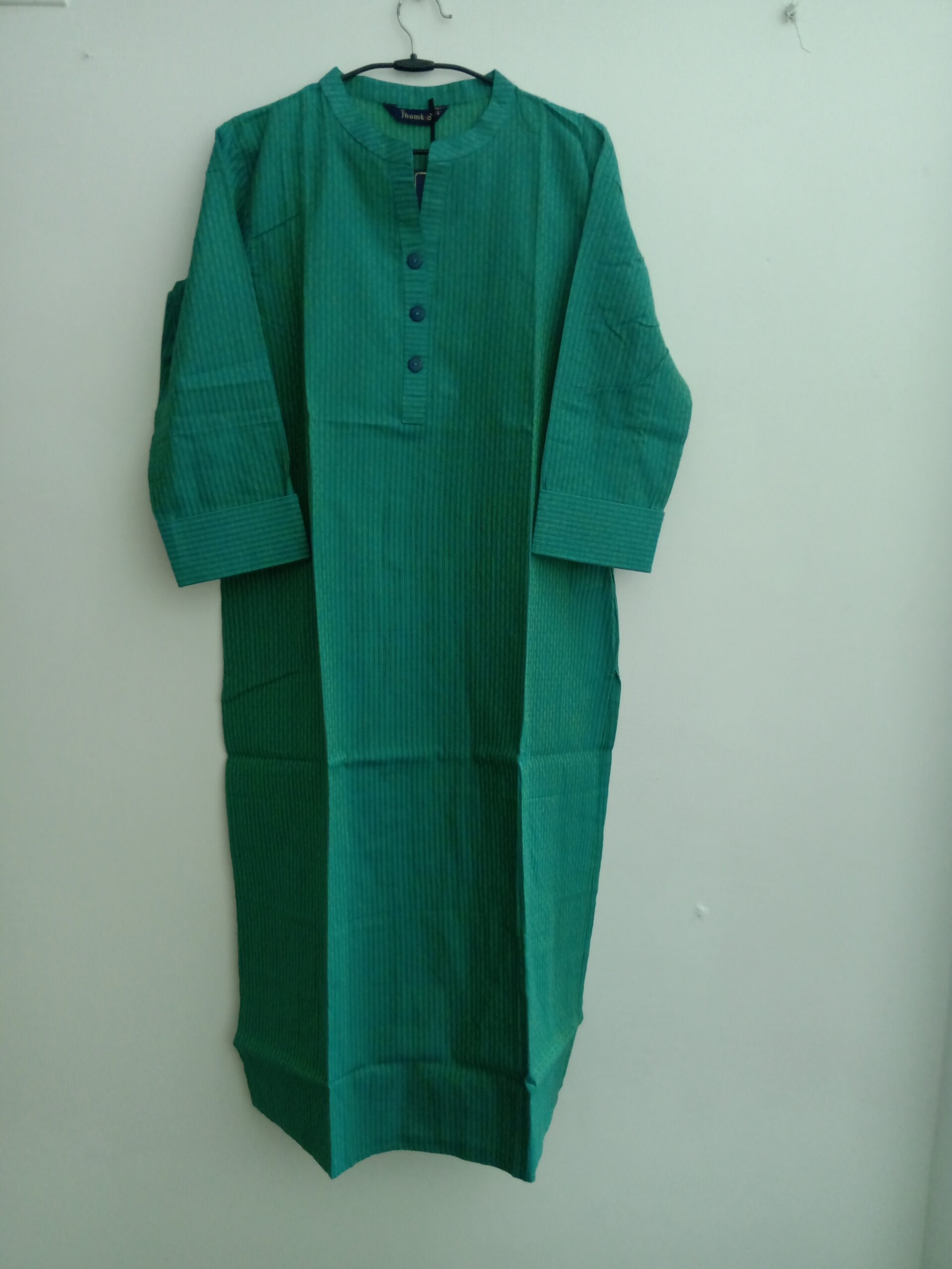 Plain Gray Kurti Cotton Size L SB Jhumko Women's Kurti