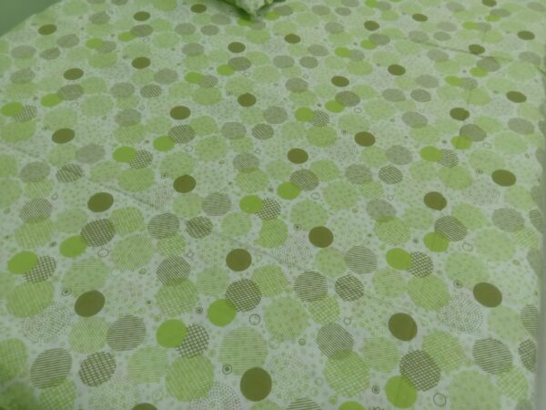 Lemons and Lemon Grass Print Cotton Single bed Bedsheet - Image 4