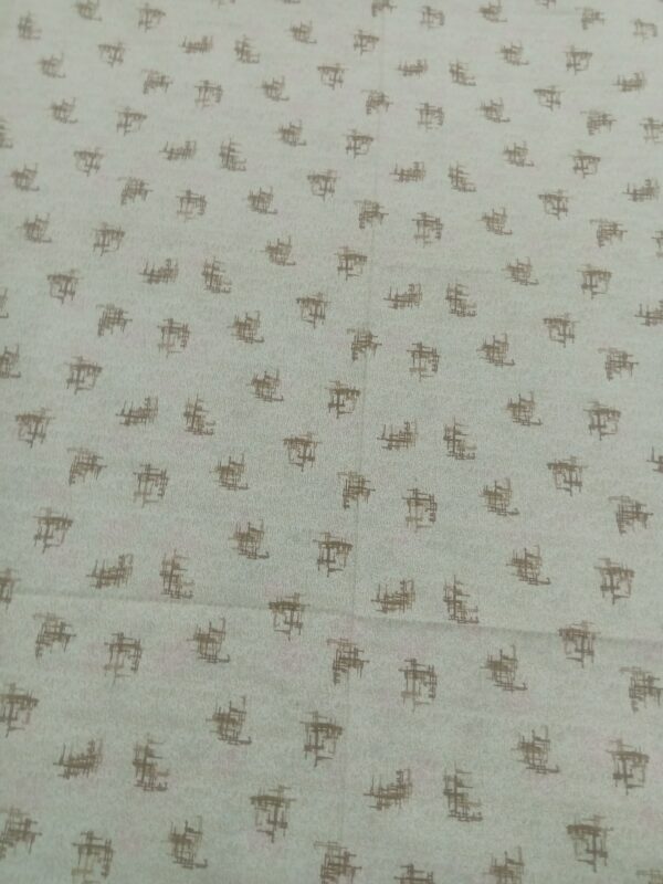 Japanese bamboo print all over print Bedsheet - Image 2