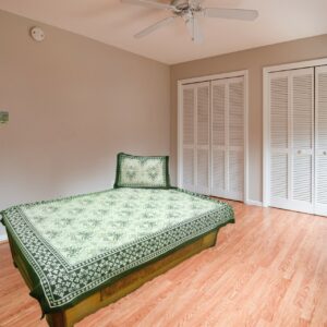 Kaner Phul Jaipuri single Bedsheet Brown and Flower Petals Light Green