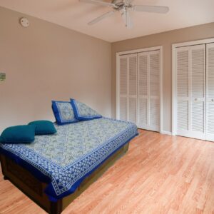 Kaner Phul Blue Jaipuria Single-Bed Cotton Bed Sheet