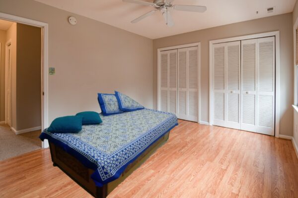 Kaner Phul Blue Jaipuria Single-Bed Cotton Bed Sheet
