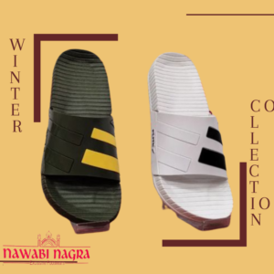 Solid Striped Slide Flip for Men
