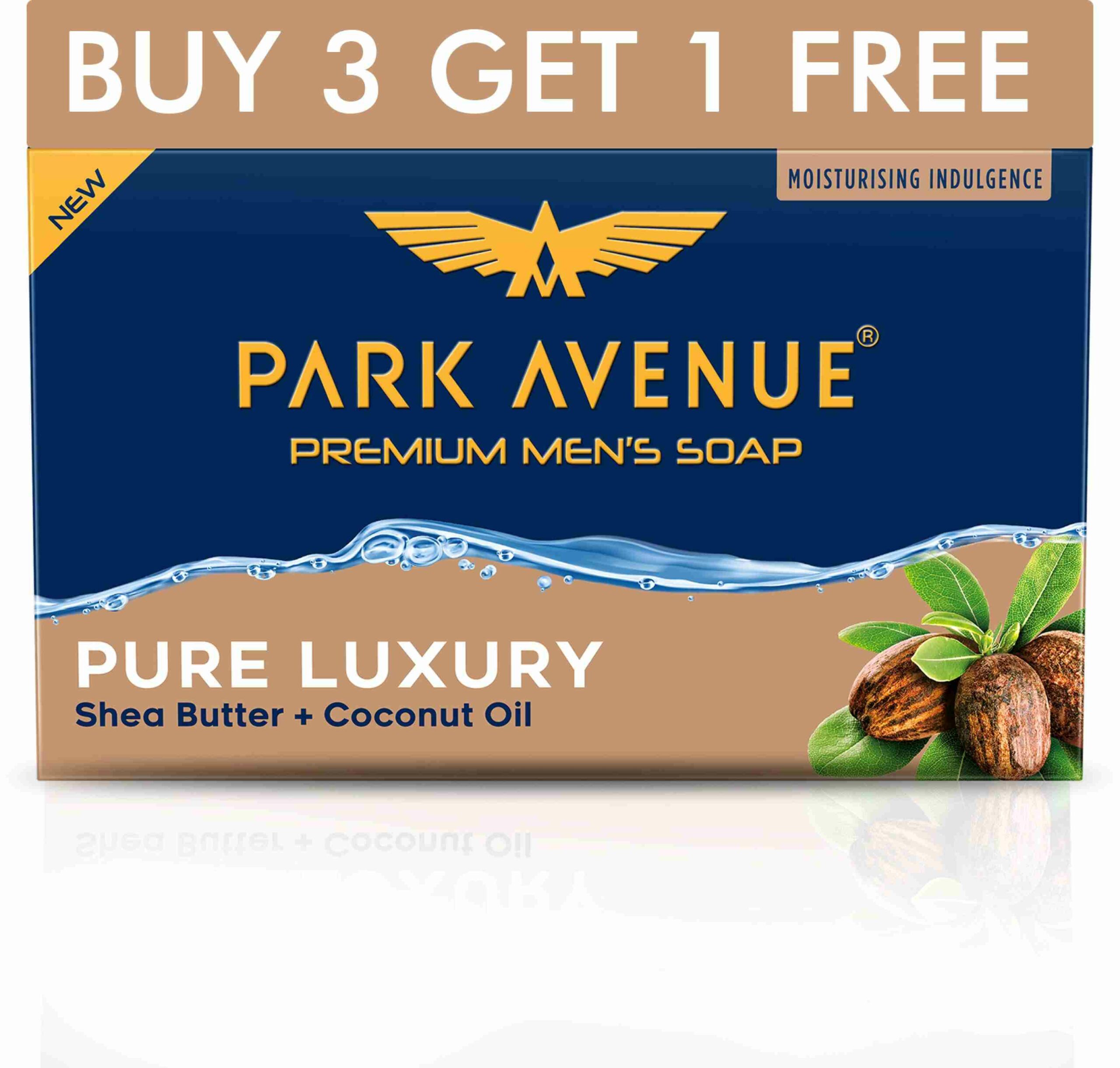 Park Avenue Premium Men’s Soap, Tea tree Oil + Shea Butter, 125g (BUY 3 GET 1) - Image 2