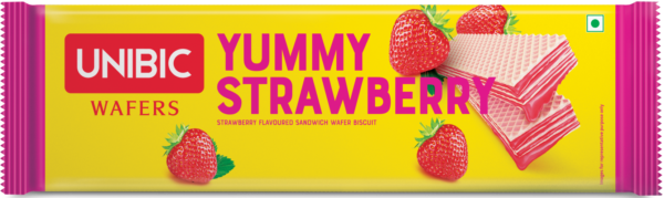 UNIBIC YUMMY STRAWBERRY Pack of 12