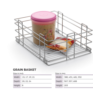 Grain Basket Essential Modular Kitchen Accessories 15 x 18 (inches)