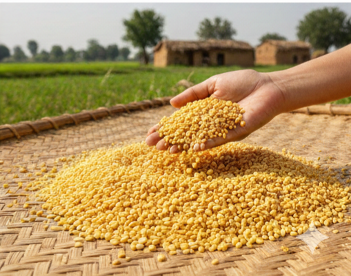 Unpolished Pesticide-Free Yellow Moong Dal - Image 2